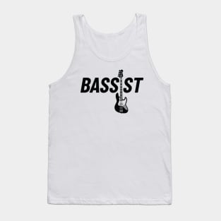 Bassist J-Style Bass Guitar Light Theme Tank Top